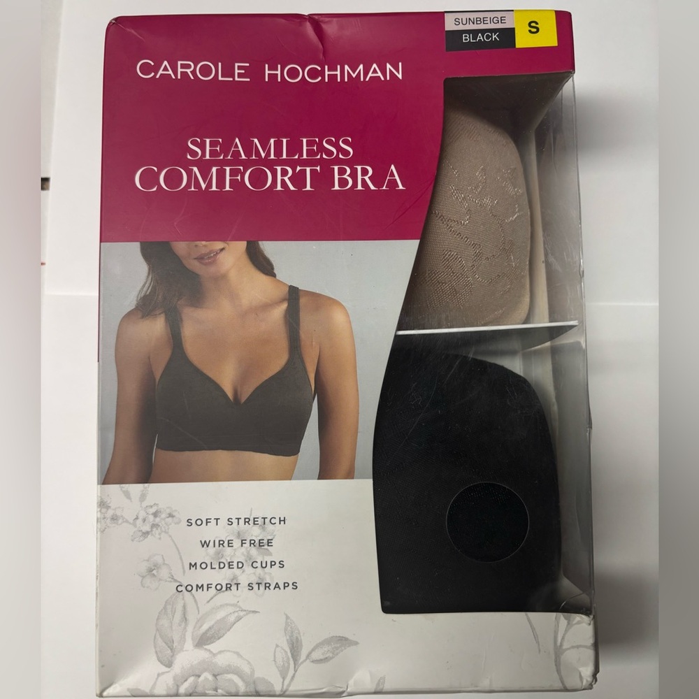 Midnight by Carole Hochman Black Seamless Comfort Bra